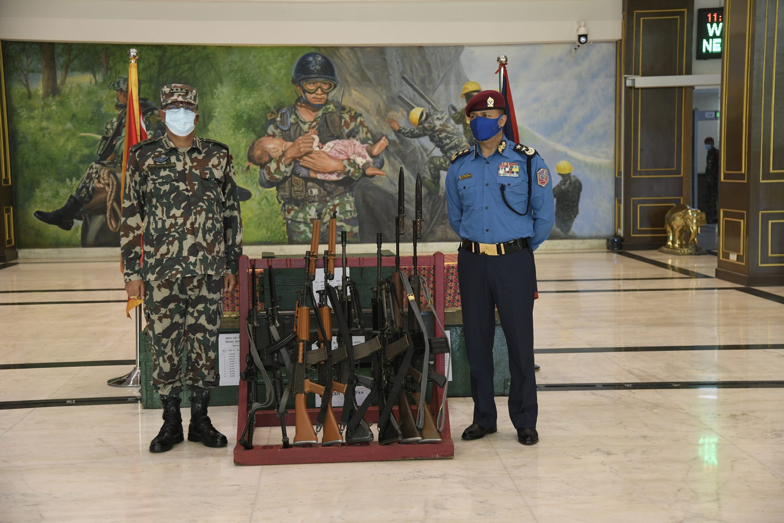 nepal-army-provides-300-arms-and-ammunition-to-nepal-police-nepal