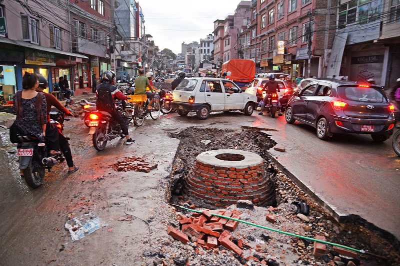 In Pics Kathmandu Roads In A Sorry State Nepal Live Today Nepal Live   Dusturb Road DSC 4569 7 TOhdXCN18u 